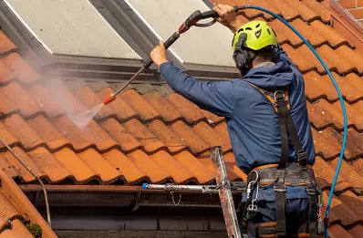 Démoussage et hydrofuge de toiture à Éourres